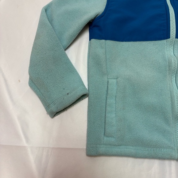 3/$30 Eddie Bauer Girl XS Light Blue Fleece Full Zip Jacket Coat Sweater Warm - Picture 2 of 7
